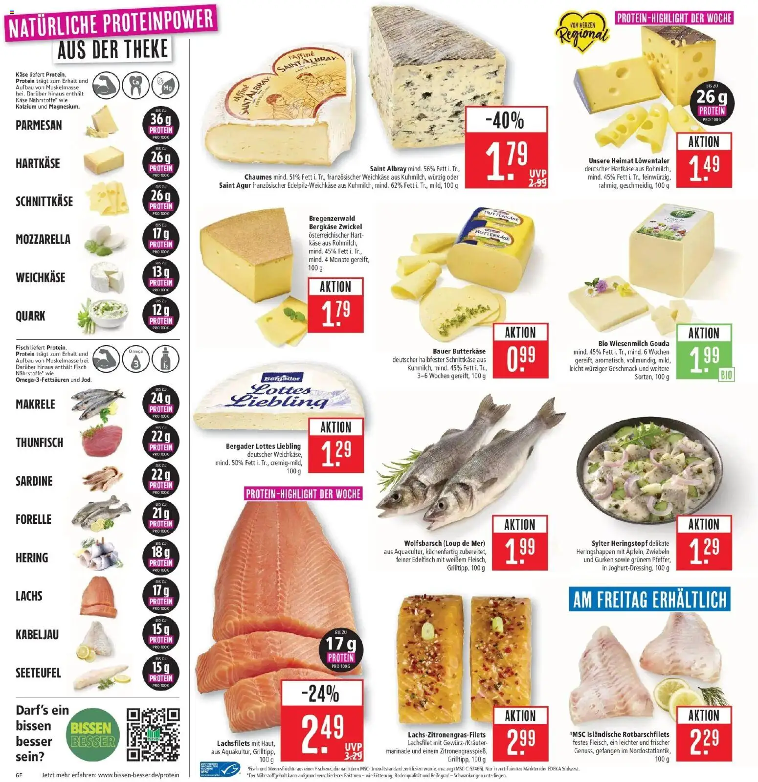 Marktkauf Prospekt Schorndorf (ab 31.08.2026) » Angebote online | Seite: 8 | Produkte: Hering, Thunfisch, Lachs, Eis
