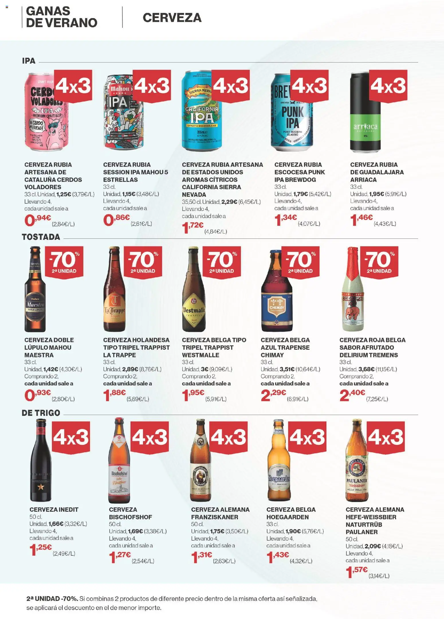El Corte Inglés ofertas │ válido desde el 04.06.2026 | Página: 4 | Productos: Cerveza, Cerdo