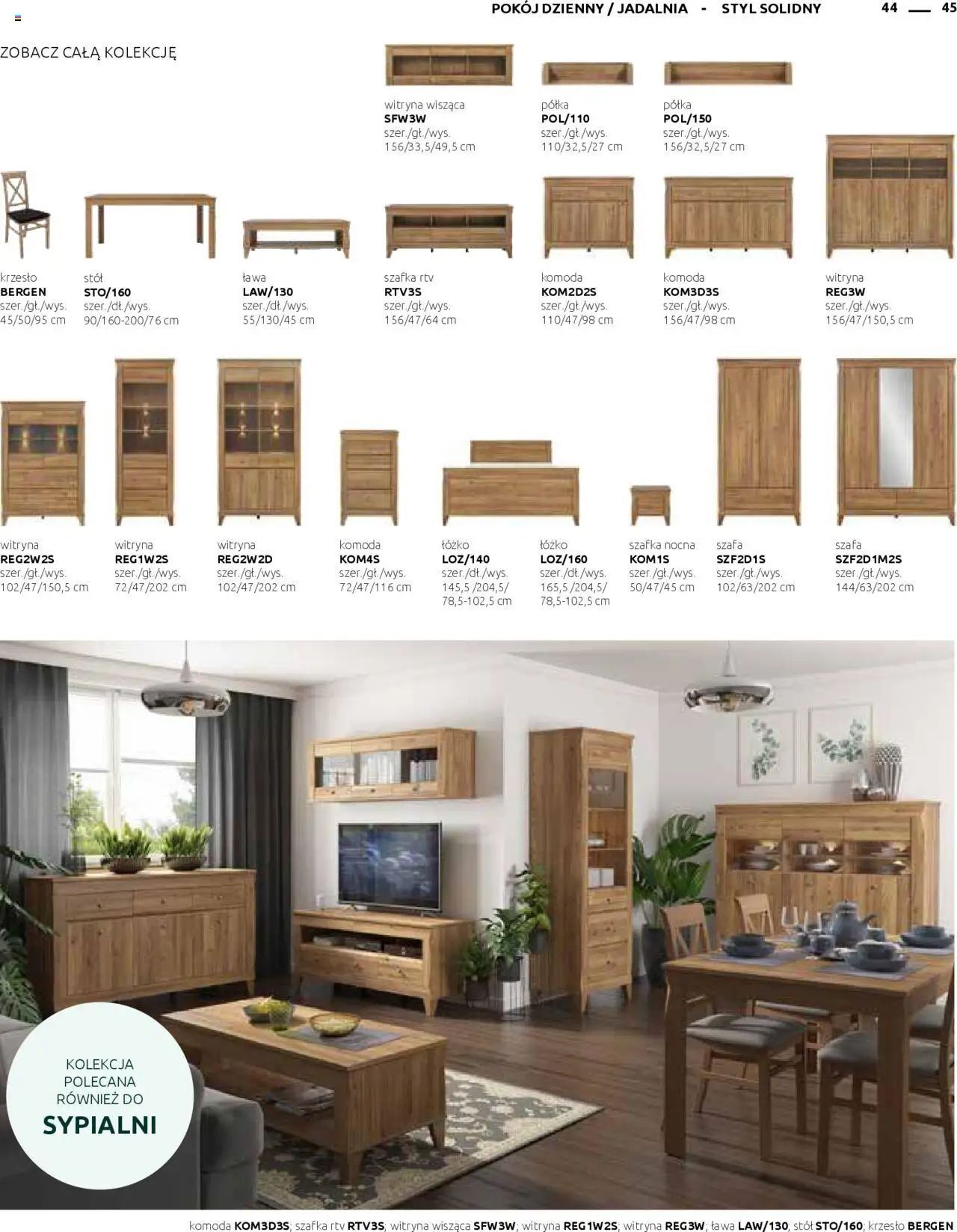 Black Red White Gazetka - Katalog rodzinnych wnętrz od 24.05.2024 | Strona: 45 | Produkty: Szafa, Półka, szafka RTV, Szafka nocna