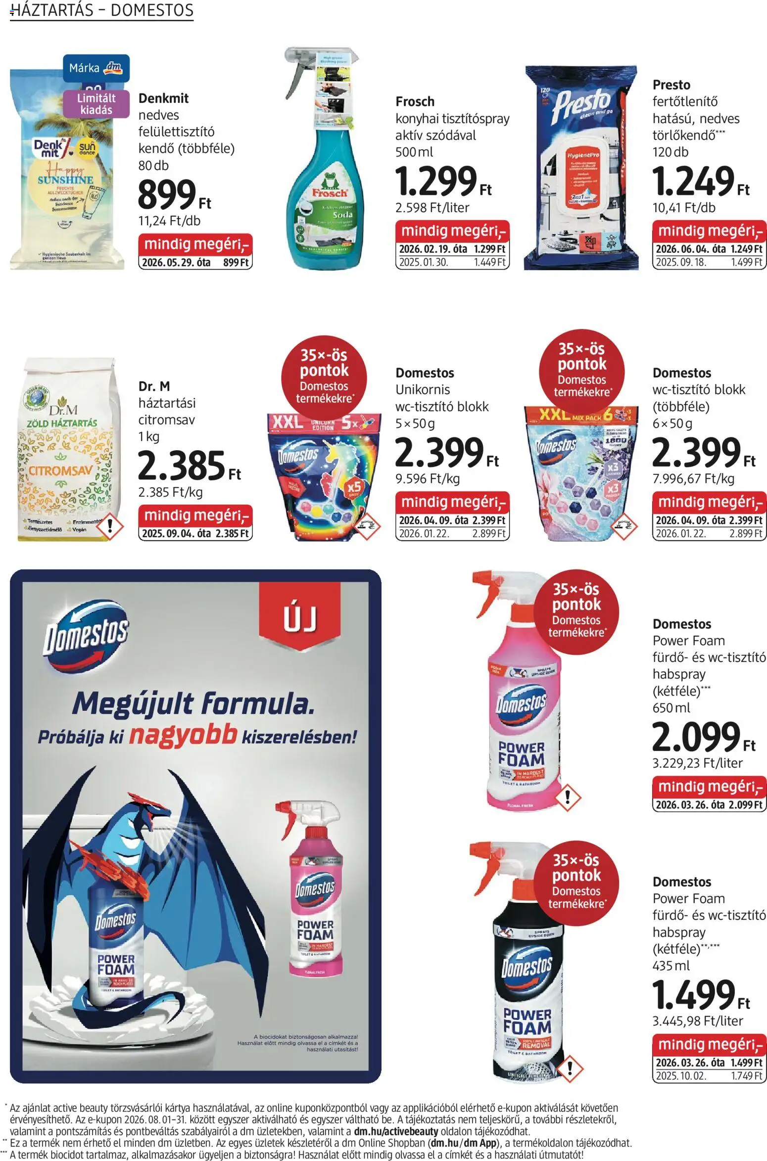 DM Drogerie Markt akciós ujság - amely érvényes a következő dátumtól: 2026.07.30. | Oldal: 22 | Termékek: Törlőkendő, Márka, Vegán, Habspray