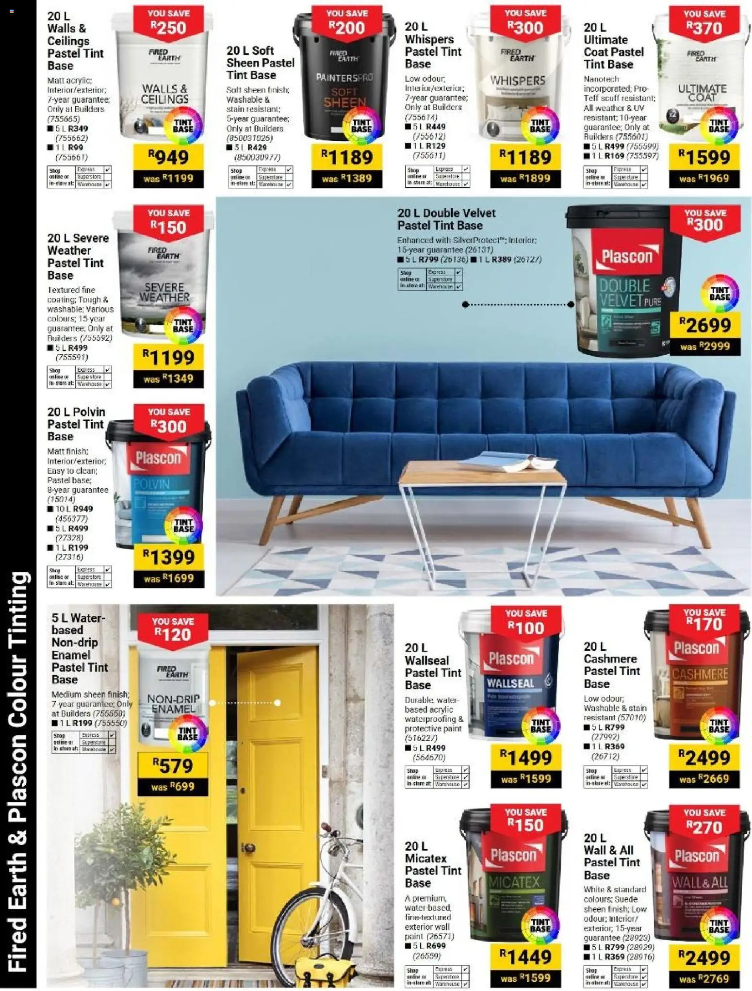 New Builders catalogue – valid from 06/10/2026 | Page: 32 | Products: Coat, Paint, Polvin, Water