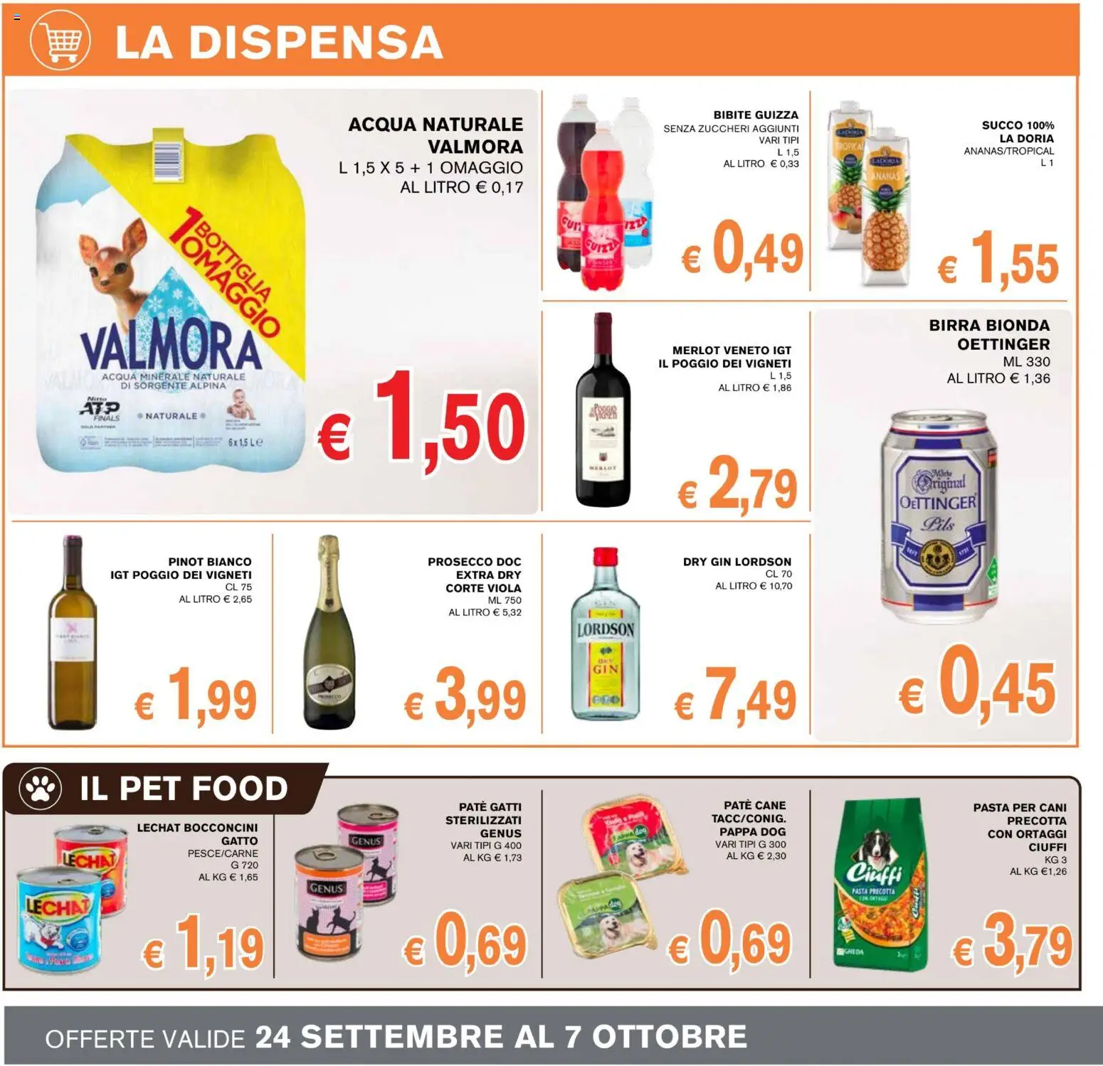 Volantino Coal del 24/09/2026 | Pagina: 10 | Prodotti: Birra, Acqua, Acqua minerale, Bottiglia