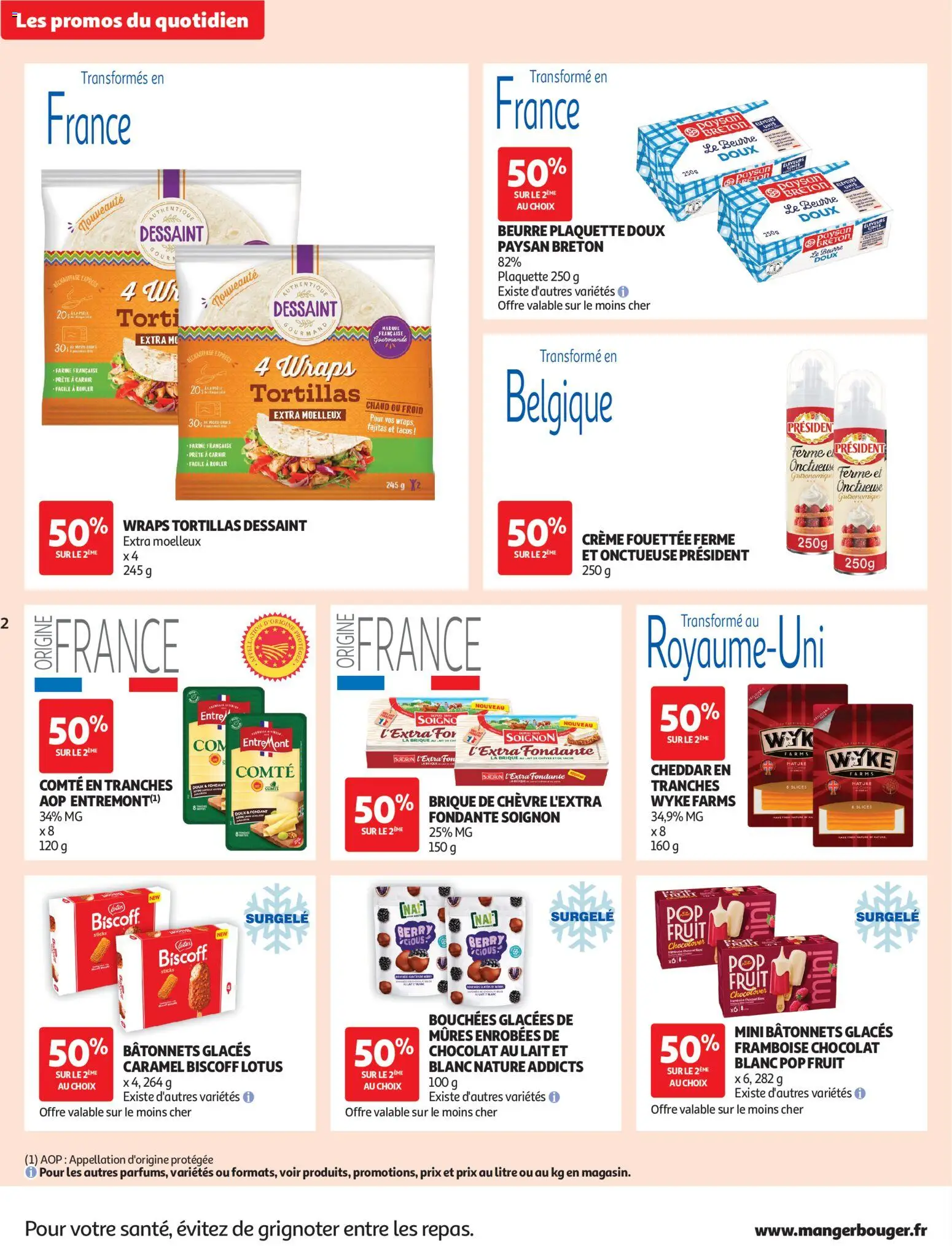 {H1} | Pagina: 2 | Producten: Cheddar, La, Fruit, Crème