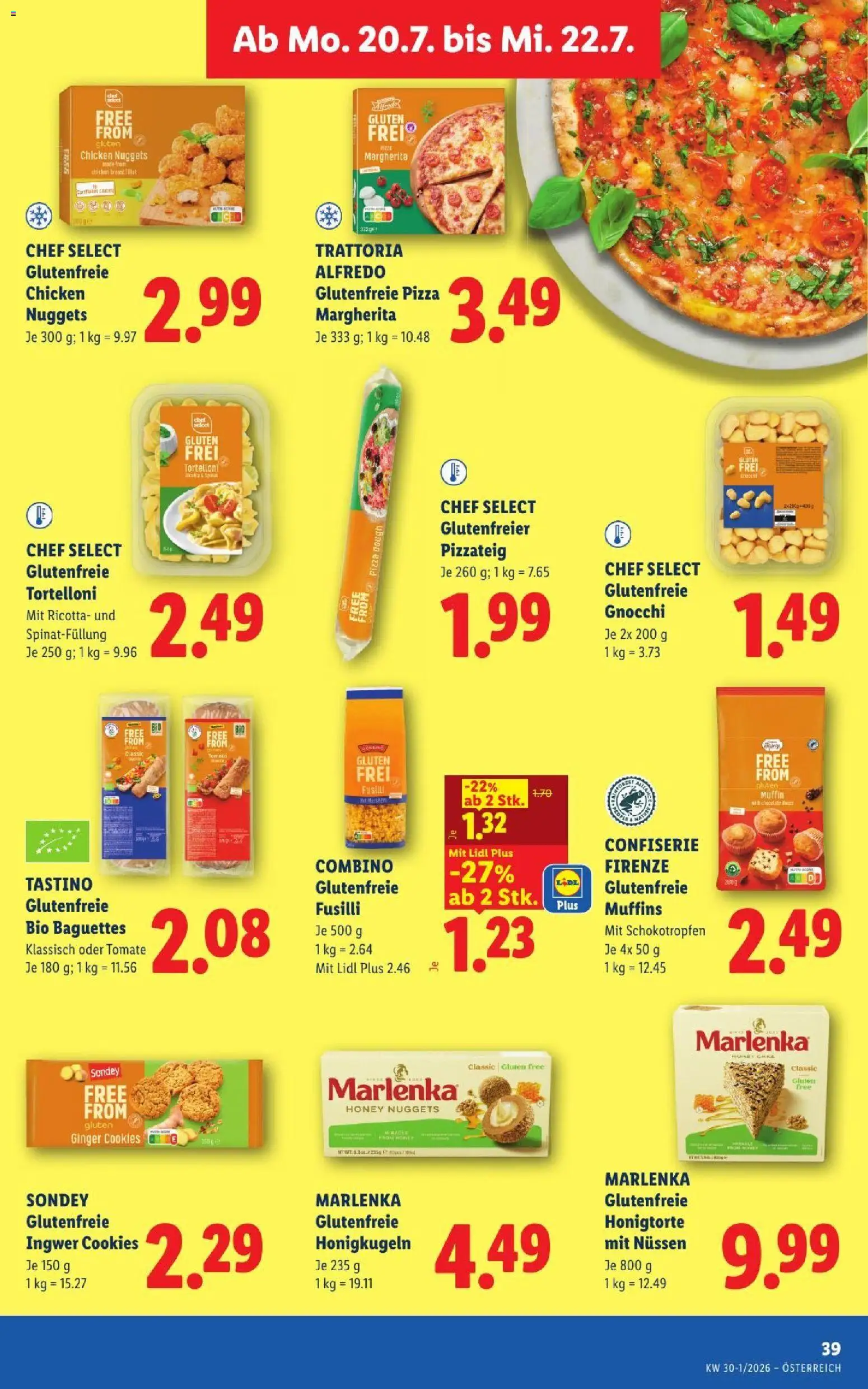 Lidl - Flugblatt gültig ab 16.07.2026 | Seite: 46 | Produkte: Pizza