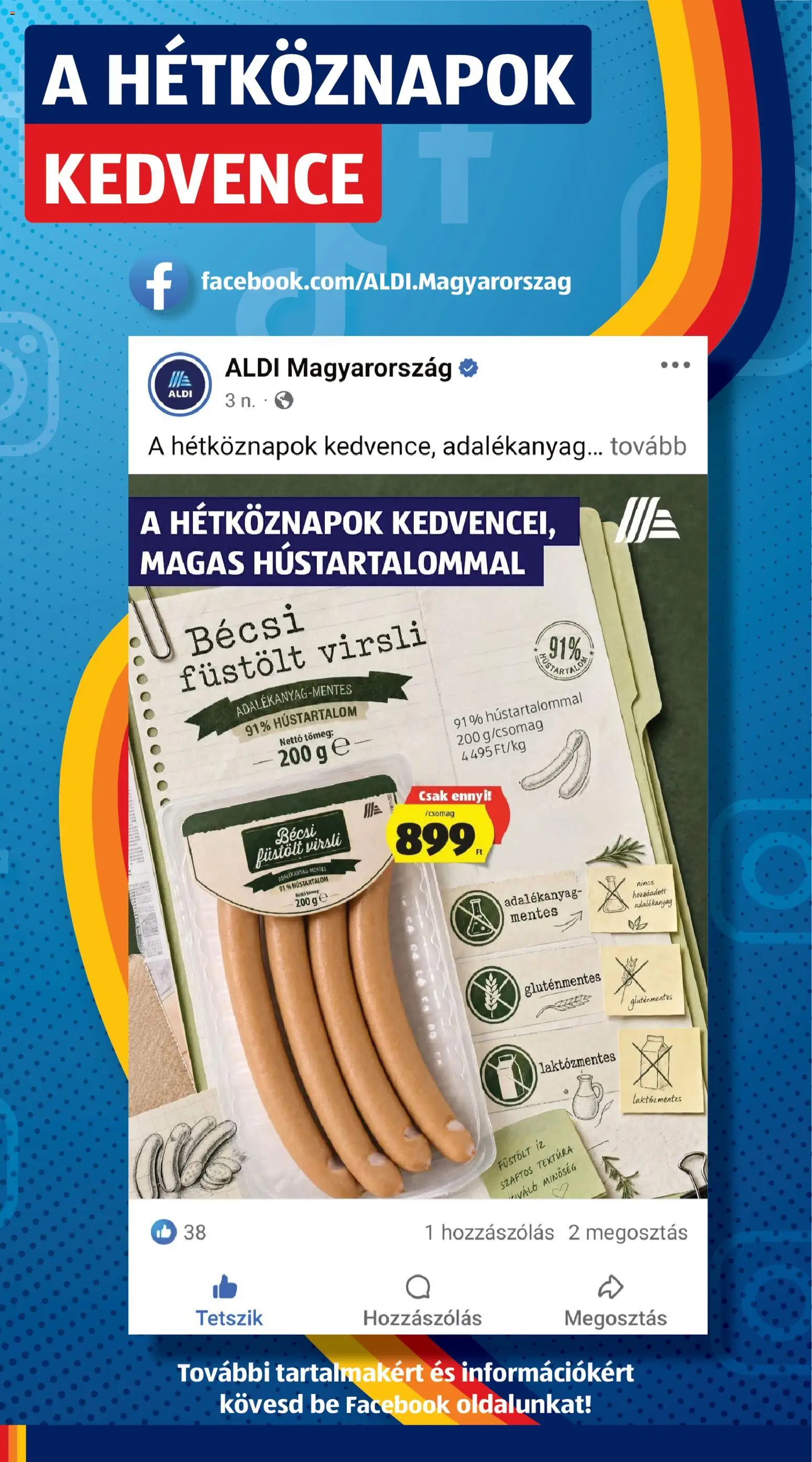 Aldi akciós ujság - amely érvényes a következő dátumtól: 2026.10.29. | Oldal: 38