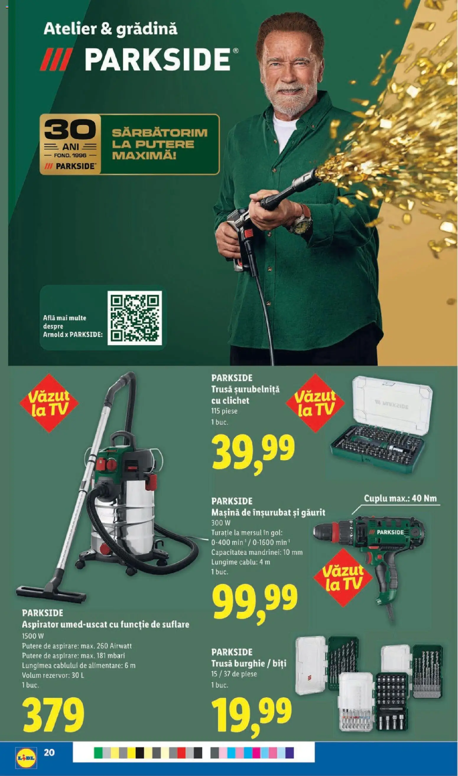 Noul catalog Lidl – valabil de la 06.07.2026 | Pagină: 20 | Produse: Aspirator
