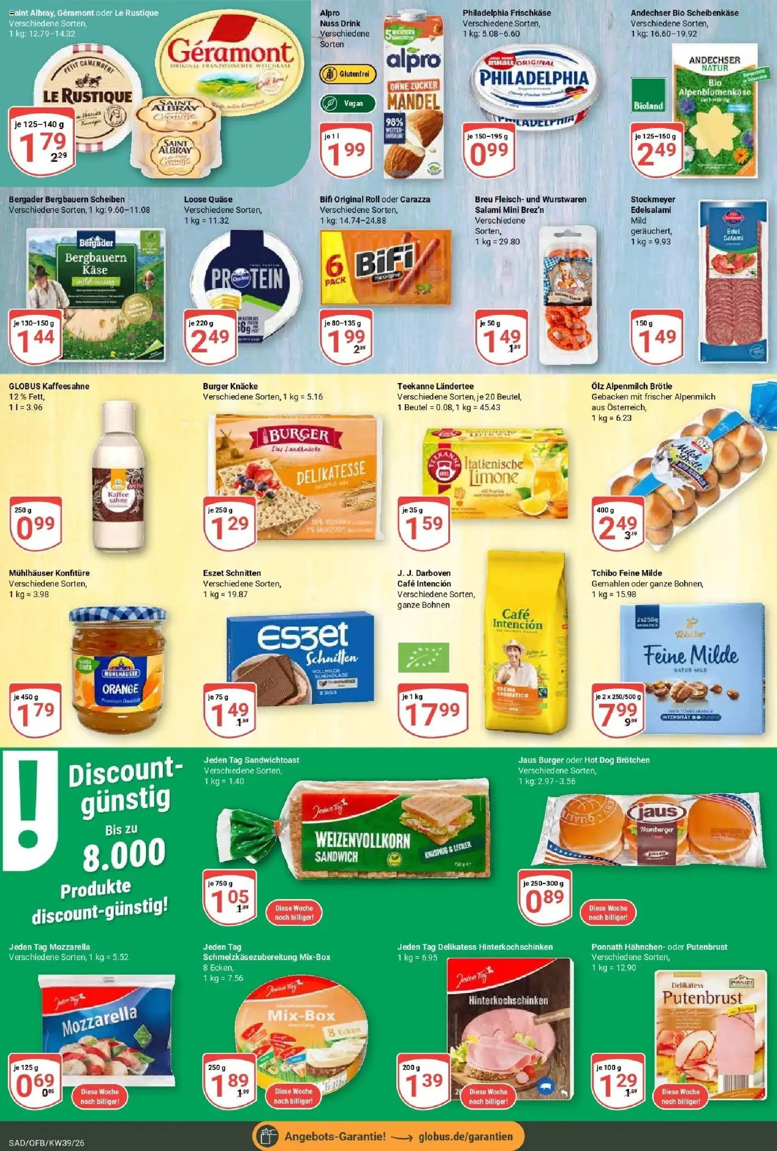 Globus Prospekt Schwandorf (ab 21.09.2026) » Angebote online | Seite: 12 | Produkte: Käse, Bifi, Burger, Fleisch