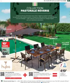 Carrefour - Prévisualisation de Carrefour Jardin là où la vie se cultive valide à partir de 24.03.2026 | Page: 19 | Produits: Plateau, Table extensible, Fauteuil, Panier
