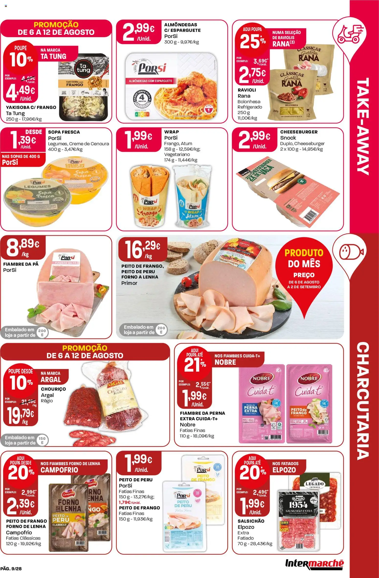 Intermarché Folheto Contact │ válido de 06/08/2026 | Página: 9 | Produtos: Atum, Forno, Peito de peru, Sopa