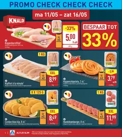 Aldi folder week 20 - Voorbeeld van een folder van Aldi, geldig van 11.05.2026 | Pagina: 4 | Producten: Kippengehakt, La, Kip