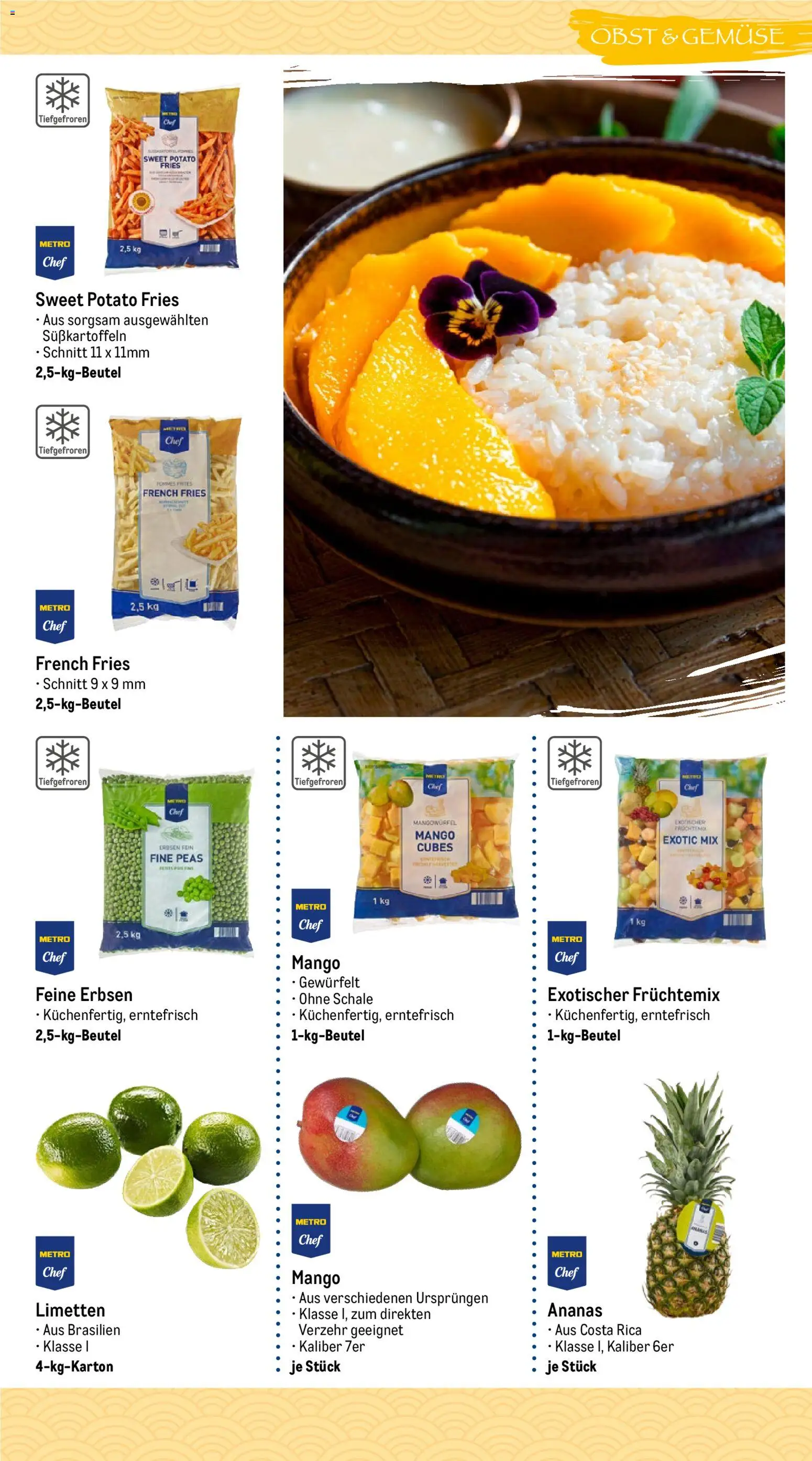 Metro Highlights Asiatische Gastronomie – gültig ab 01.01.2026 | Seite: 5 | Produkte: Limetten, Pommes, Pommes frites, Gemüse