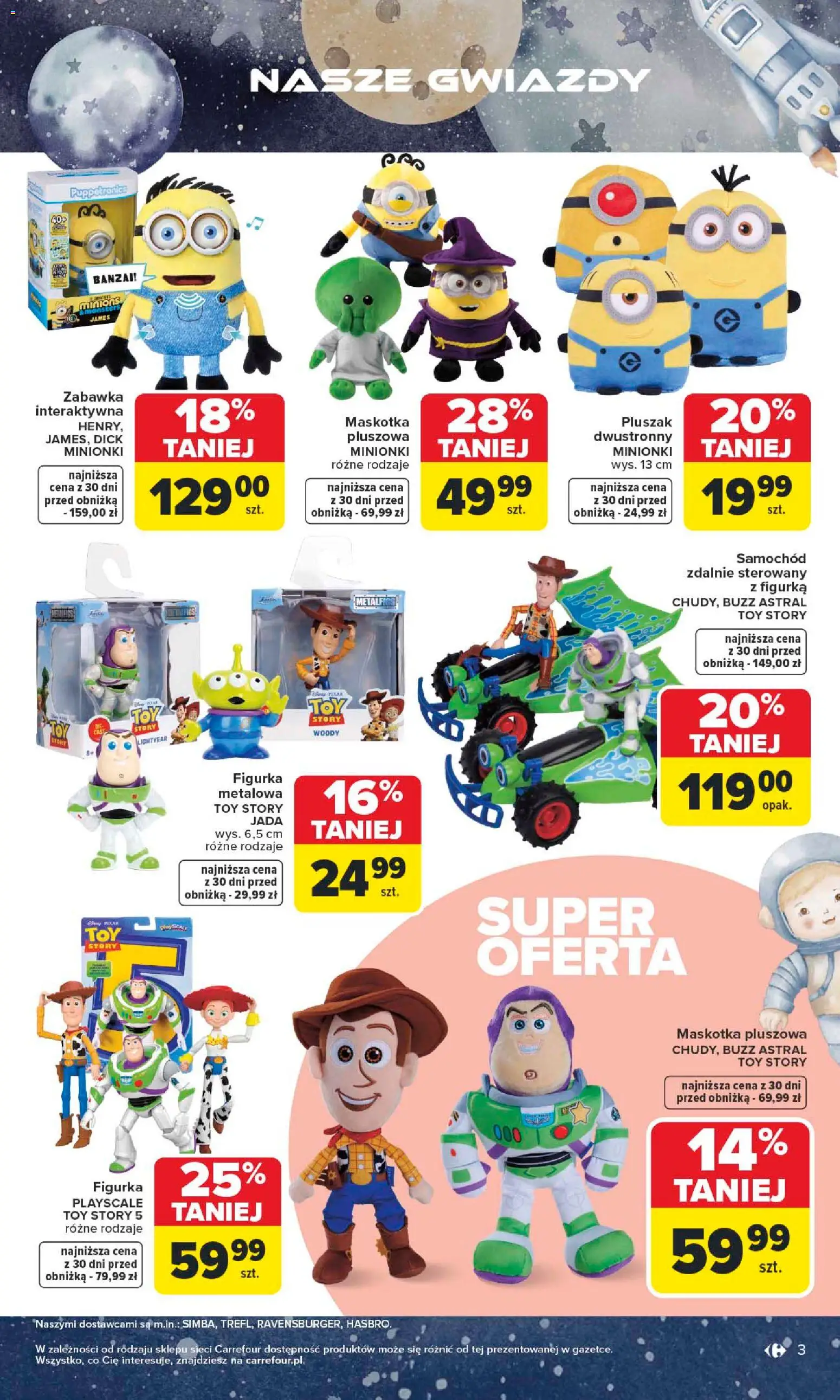 Carrefour gazetka - Dzień Dziecka od 18.05.2026 | Strona: 3 | Produkty: Samochód zdalnie sterowany