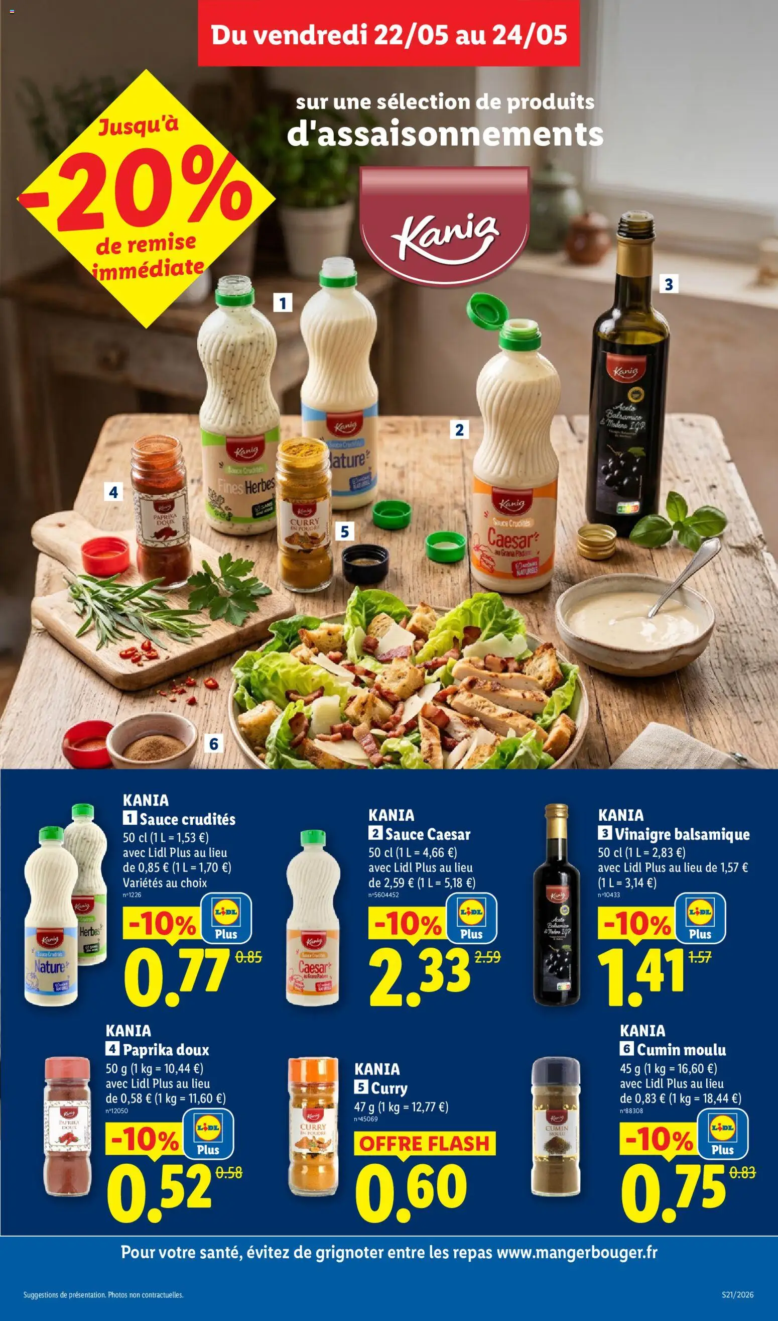 {H1} | Page: 11 | Produits: Paprika, Poudre, Cumin, Vinaigre