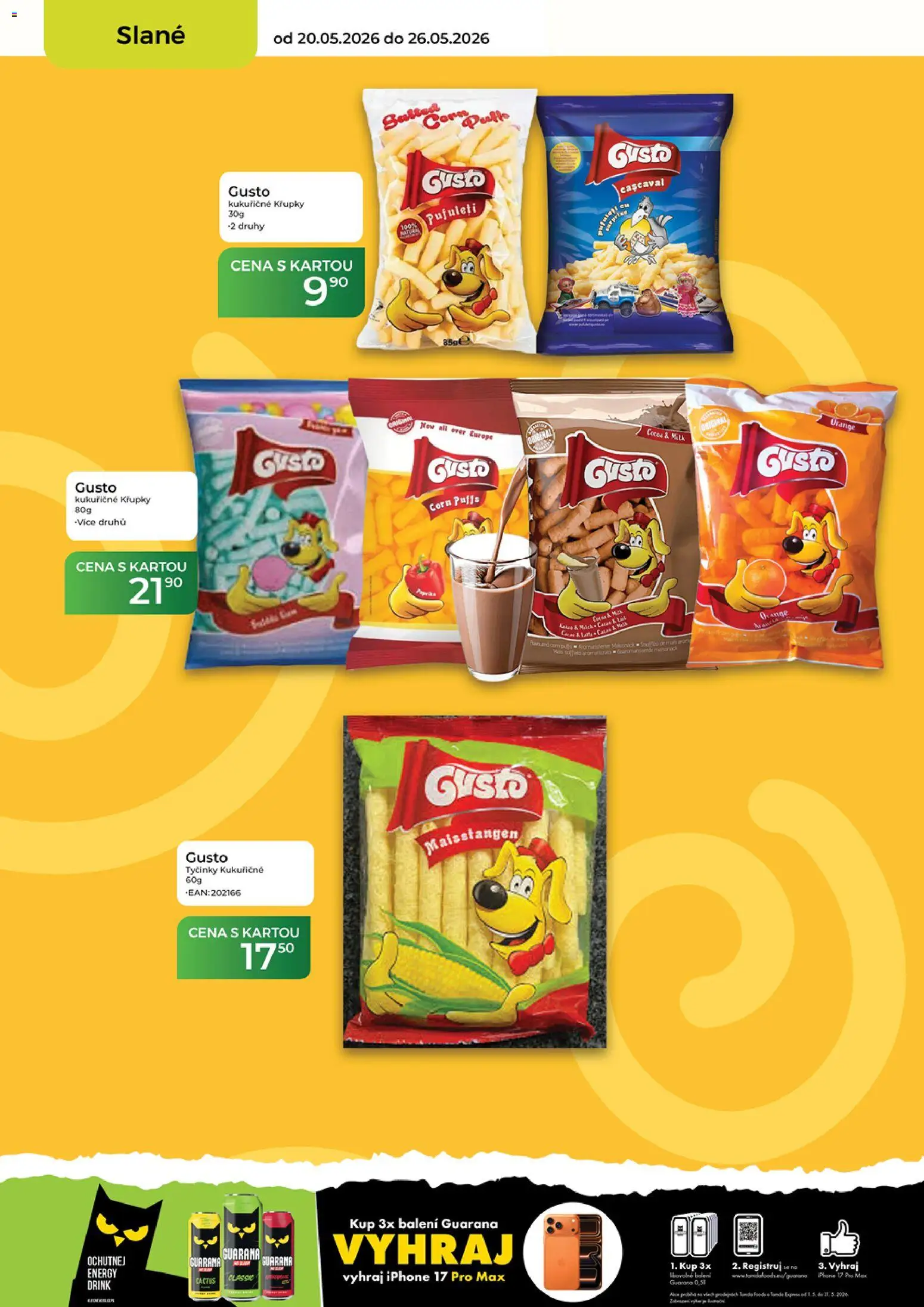 Tamda Foods leták od 20.05.2026 | Strana: 40 | Produkty: Tyčinky, Iphone, Křupky