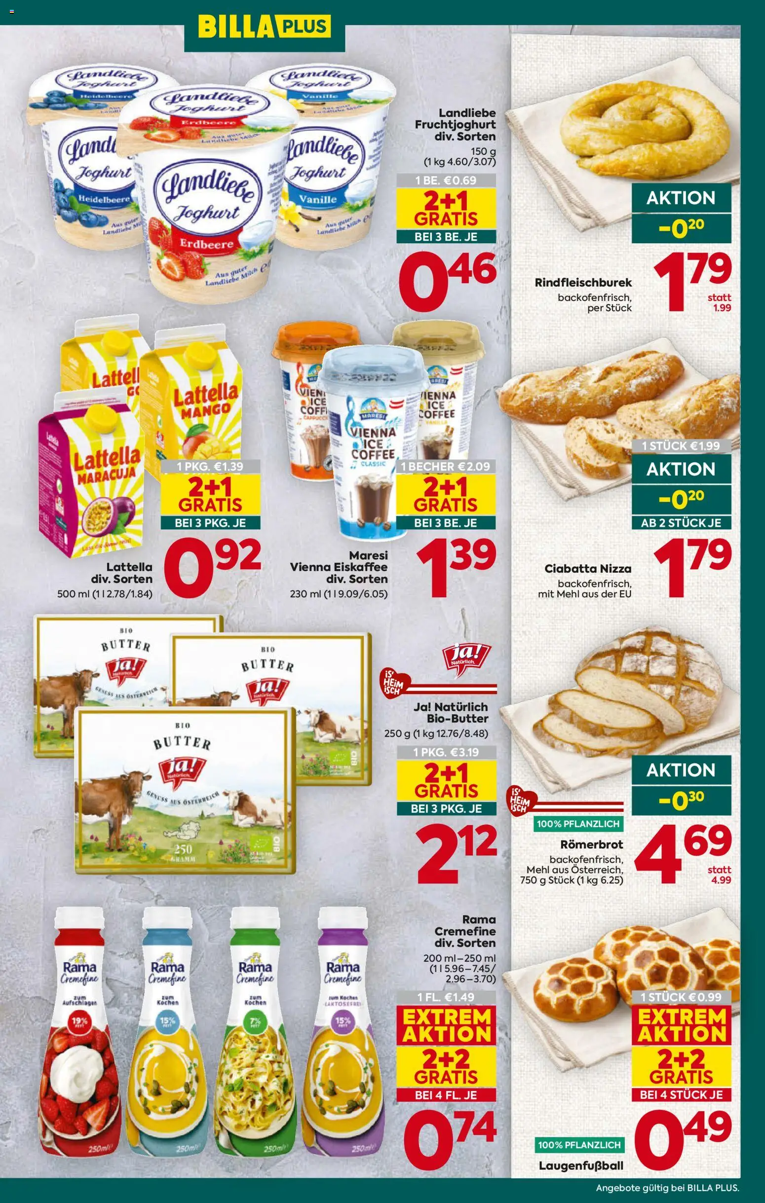 Billa Plus Flugblatt gültig ab 11.06.2026 | Seite: 11 | Produkte: Mango, Butter, Joghurt
