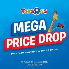 Toys R Us specials catalogue – valid from 20/08/2026