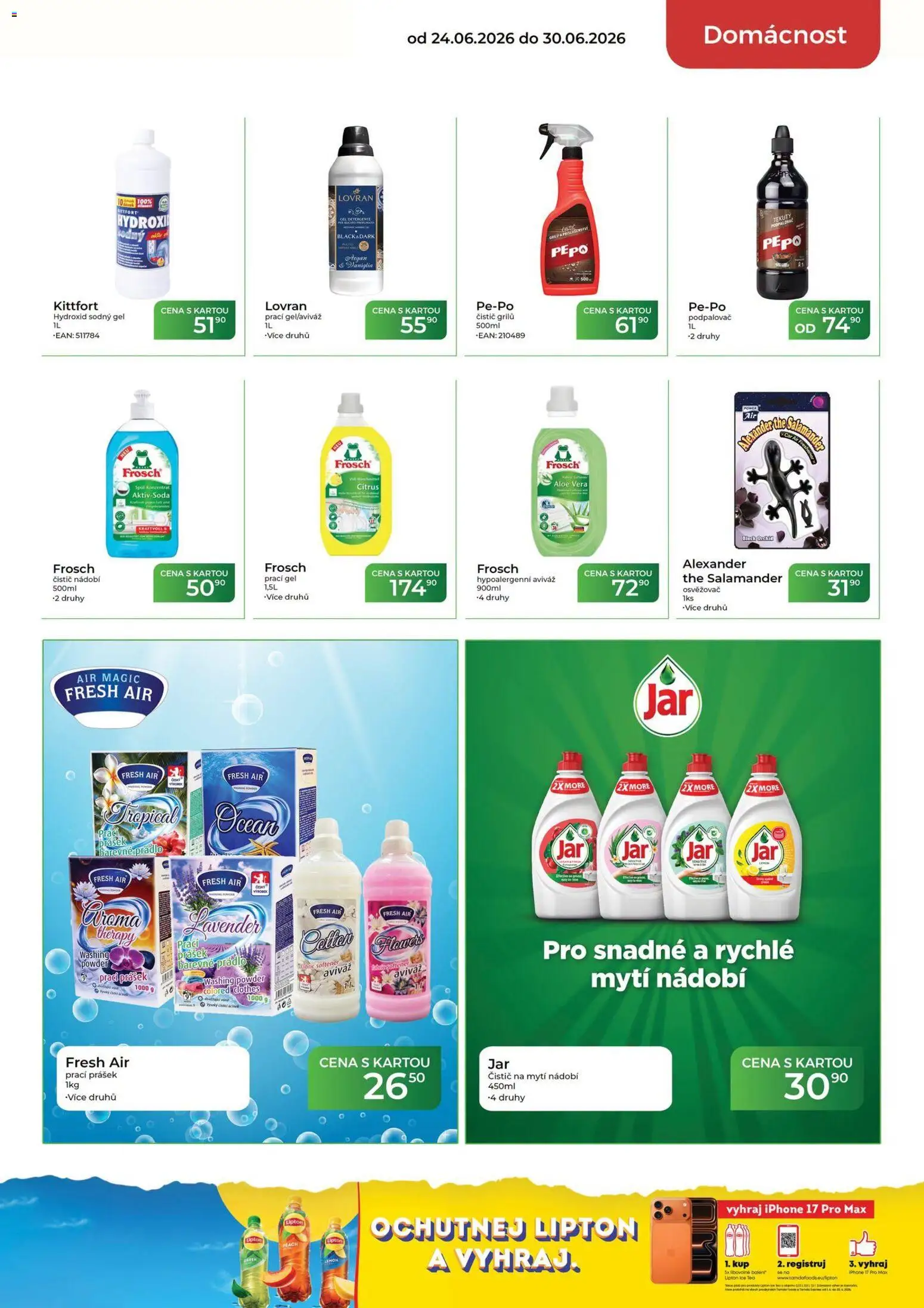 Tamda Foods leták od 24.06.2026 | Strana: 53 | Produkty: Aviváž, Nádobí, Pepo, Prací Prášek