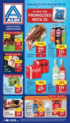 Pré-visualização Aldi folheto válido de 22/06/2026