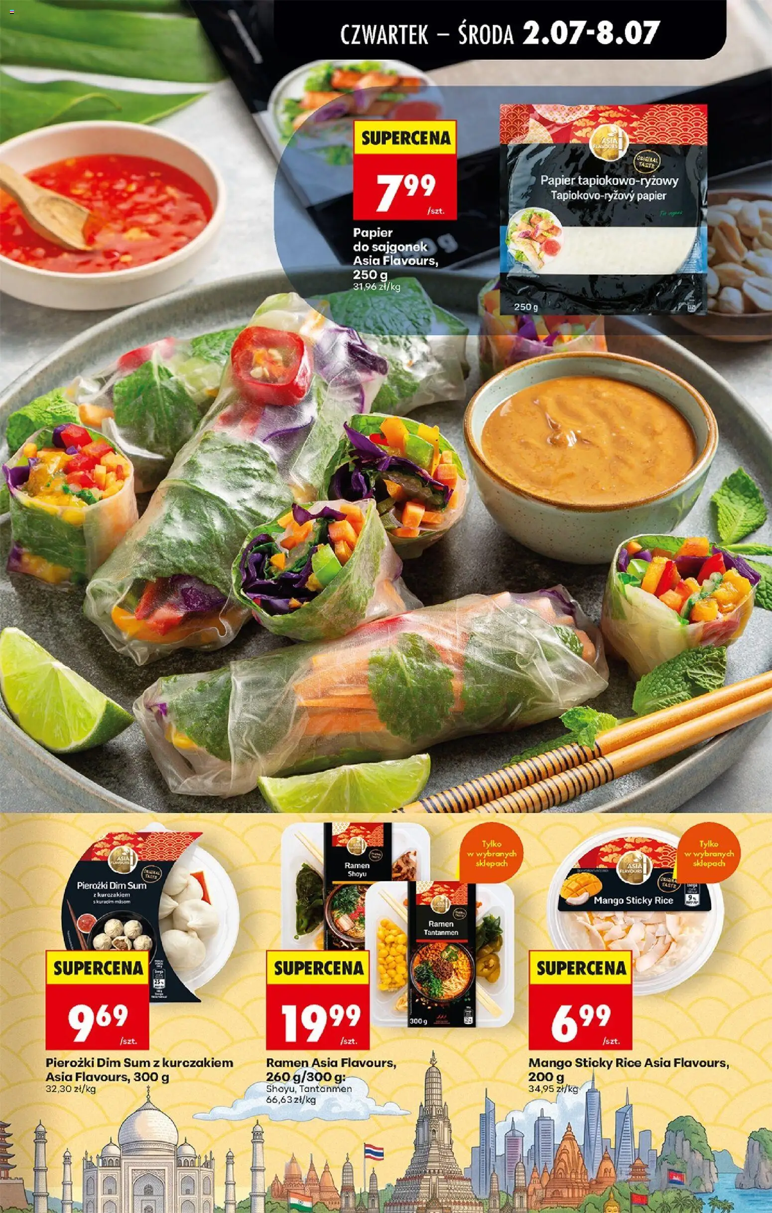 Biedronka gazetka od czwartku od 02.07.2026 | Strona: 33 | Produkty: Mango, Pierożki dim sum
