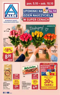 Pogląd oferty "Aldi gazetka - Dzień nauczyciela" - ważna od 05.10.2026