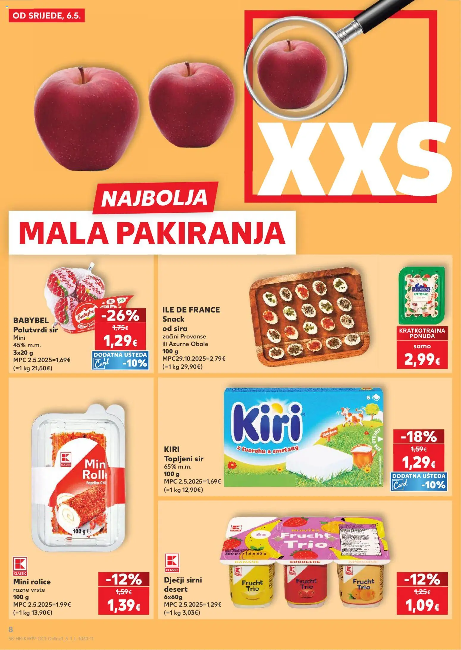 Kaufland HR akciós ujság - amely érvényes a következő dátumtól: 06.05.2026 | Oldal: 8