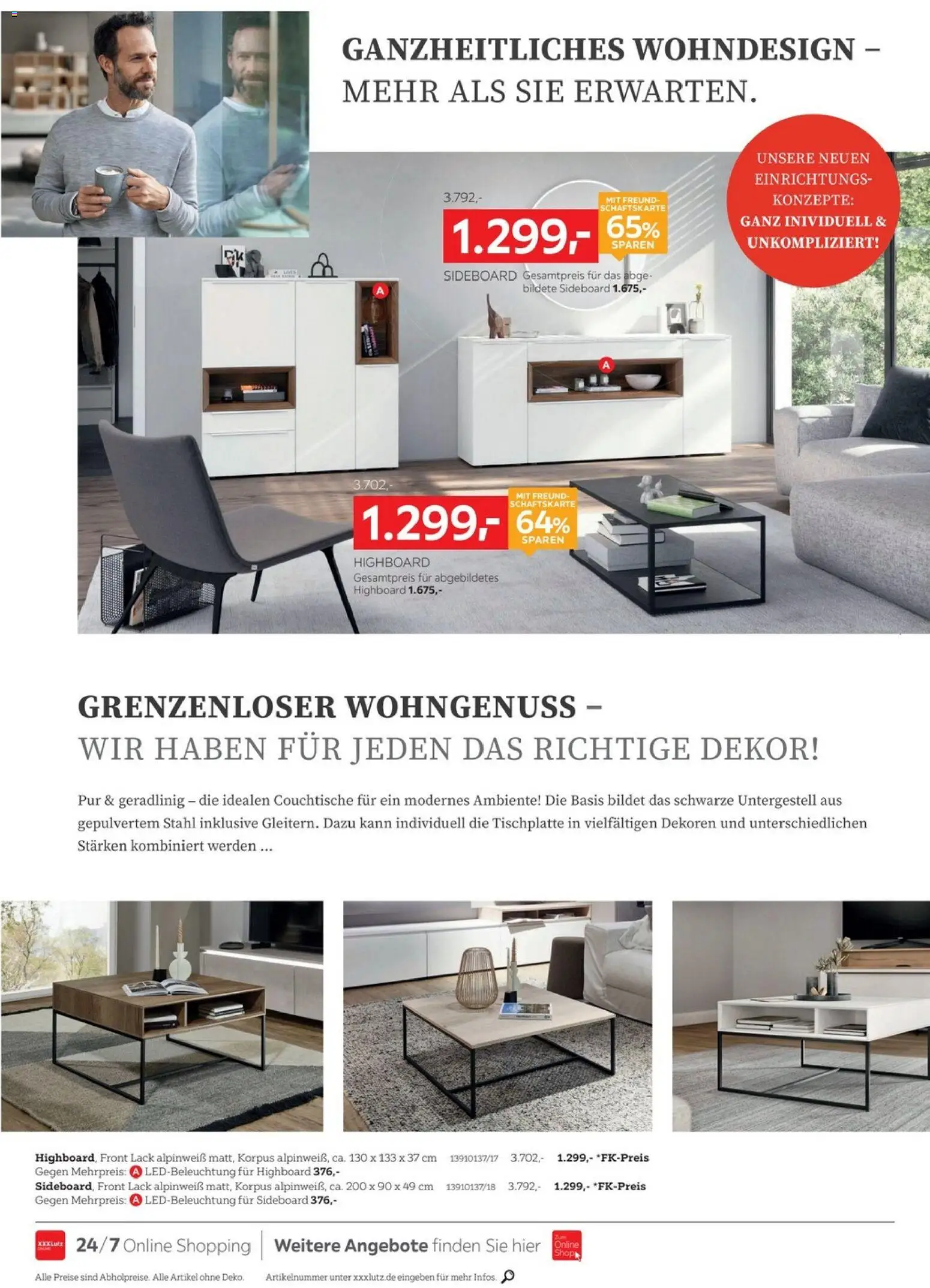 XXXLutz Wohnideen – gültig ab 03.10.2026 | Seite: 5 | Produkte: Sideboard, HIghboard