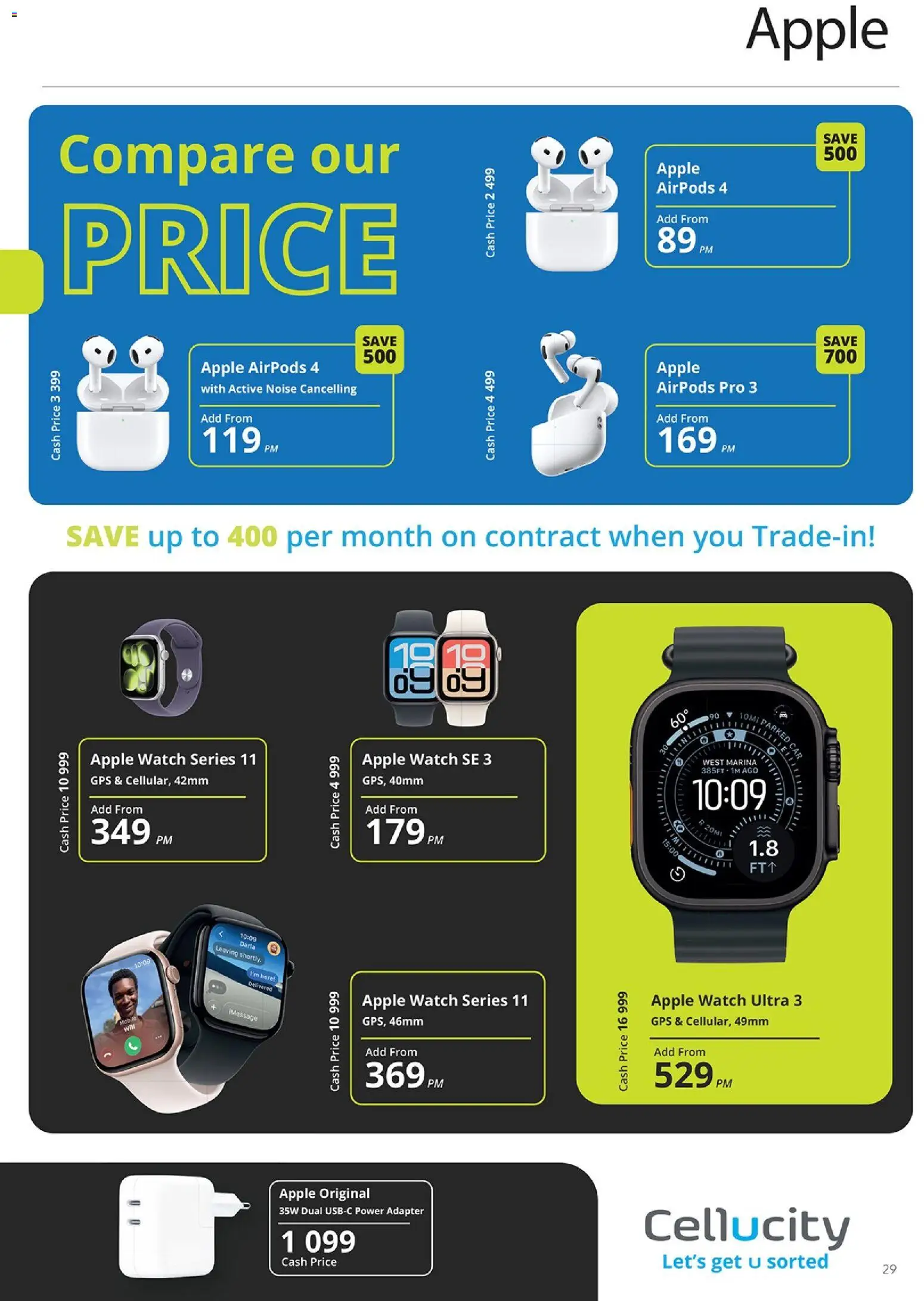 New Cellucity catalogue – valid from 09.06.2026 | Page: 31 | Products: Watch, Adapter
