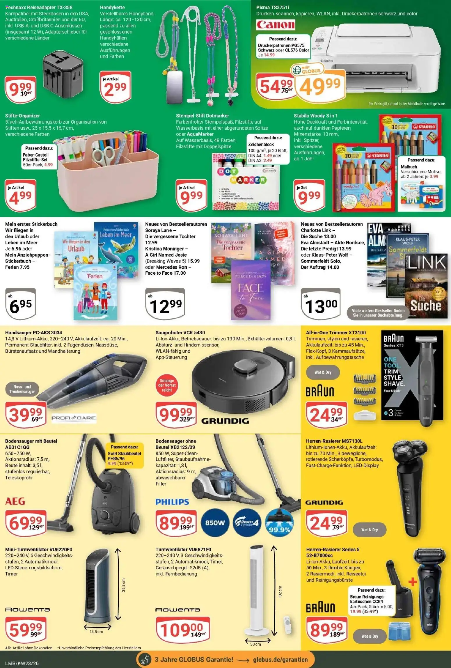 Globus Prospekt Limburg – gültig ab 01.06.2026 | Seite: 22 | Produkte: Philips, Turmventilator