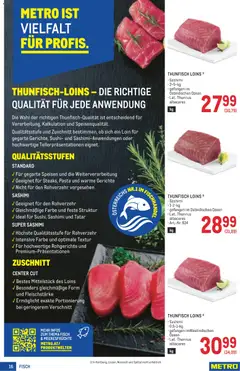 Metro angebote Profi ab 23.07.2026 gültig | Seite: 16 | Produkte: Pasta, Meeresfrüchte, Fisch