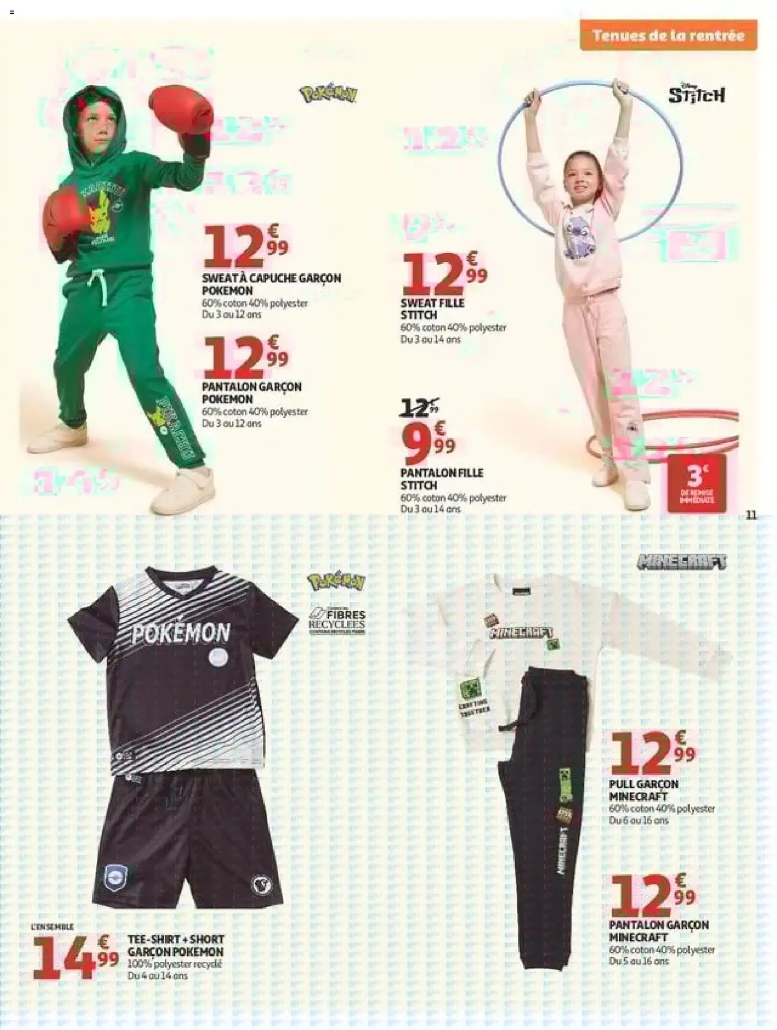{H1} | Page: 11 | Produits: Pull, Sweat à capuche, Pantalon, Short