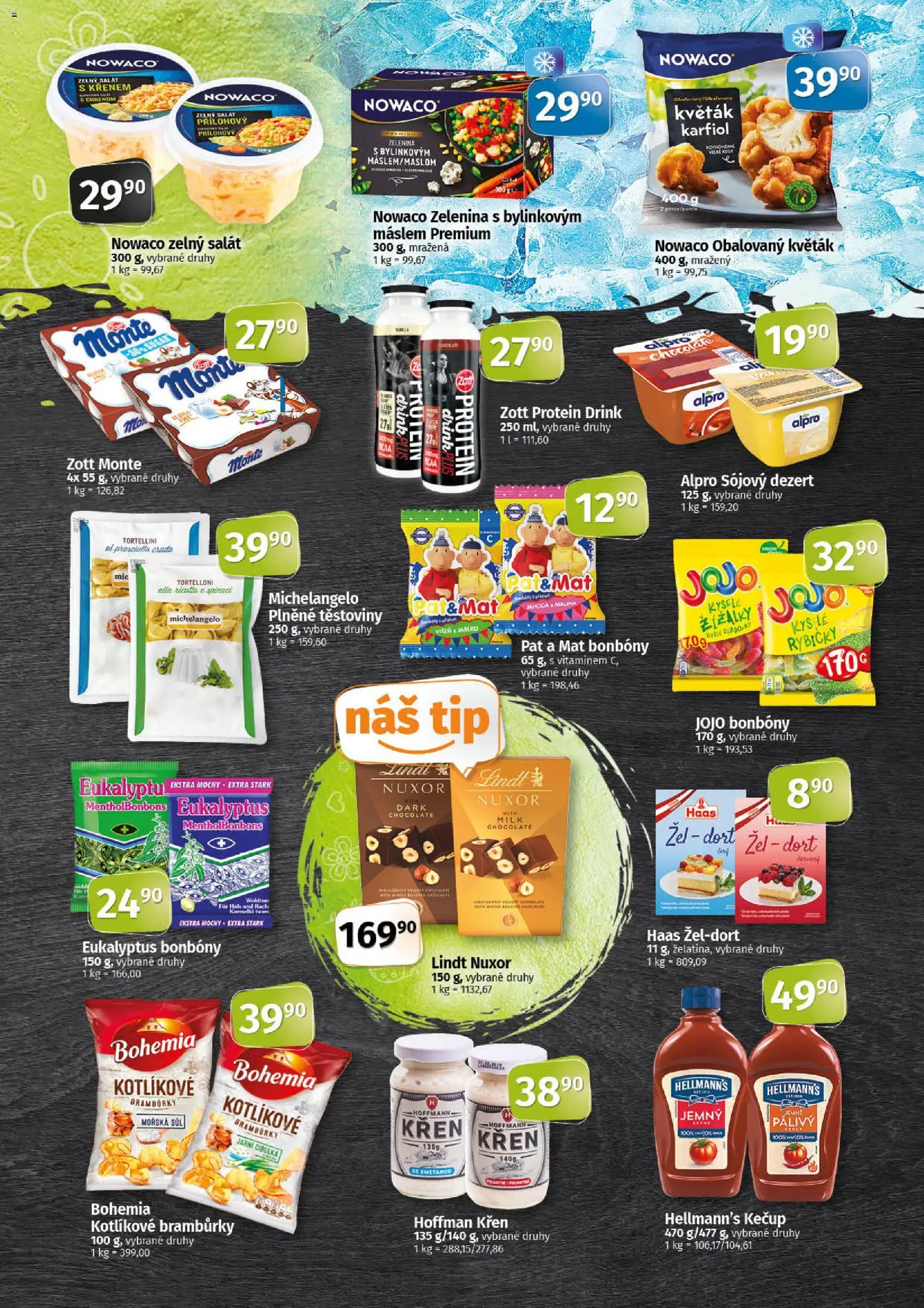 Coop leták - Tip Extra od 10.06.2026 | Strana: 3 | Produkty: JOJO bonbóny, Lindt, Tortellini, Zelenina