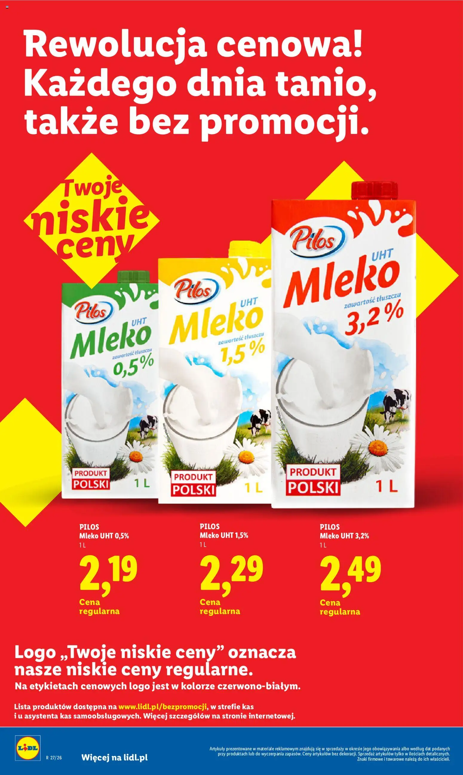 Lidl Polsko leták - Oszczędzaj każdego dnia od 22.08.2026 | Strana: 9 | Produkty: Mléko