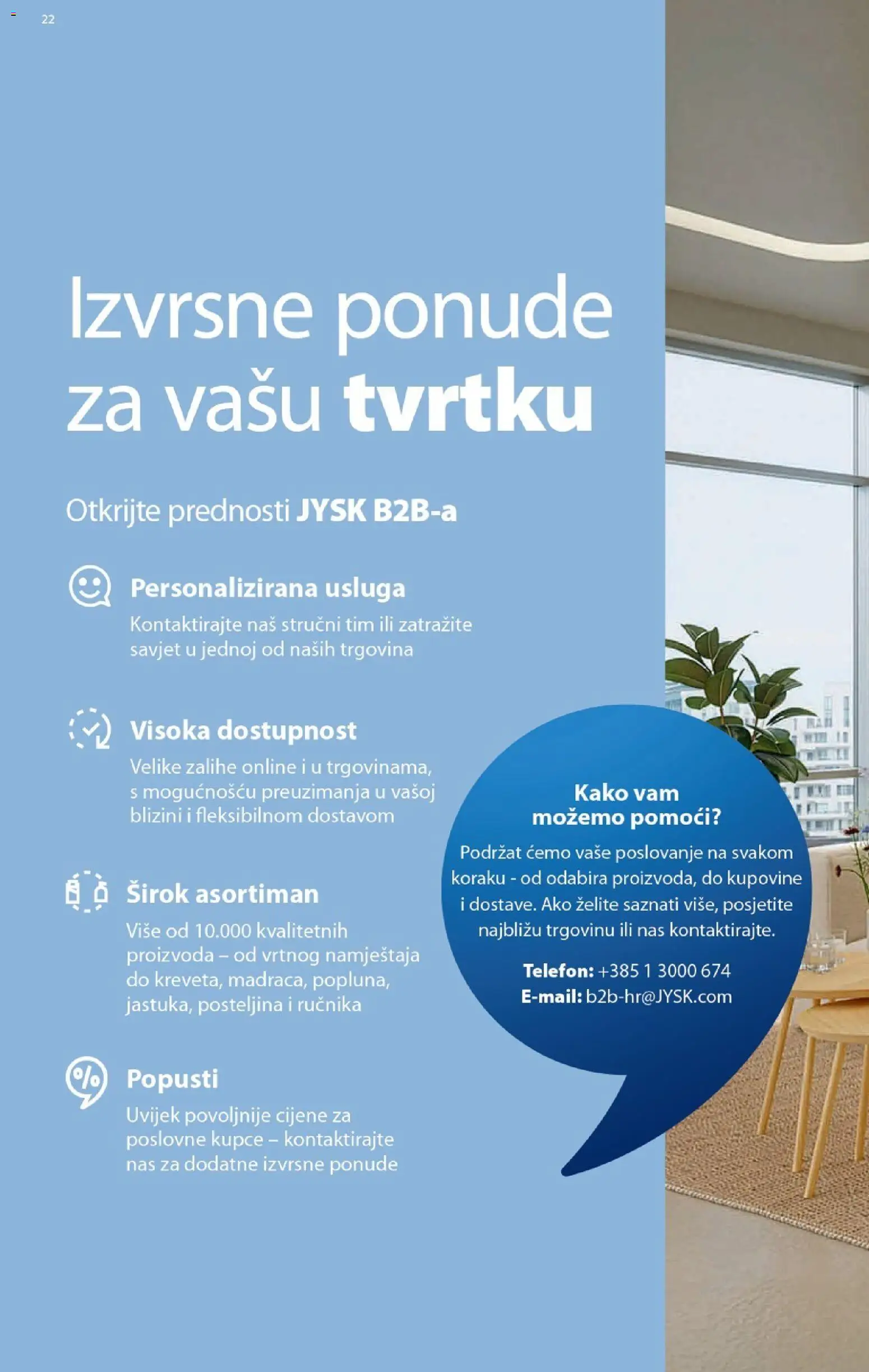 JYSK katalog | vrijedi od 09.09.2026 | Stranica: 22