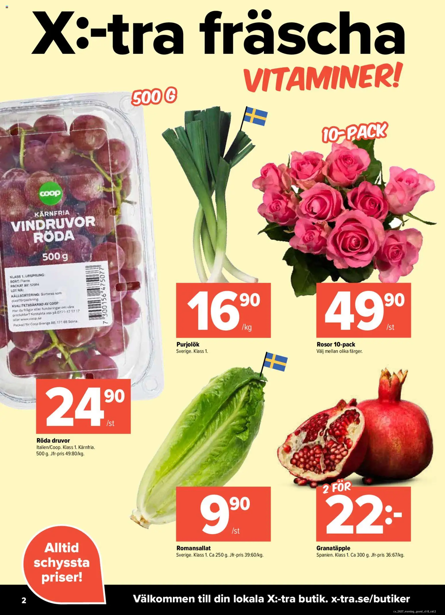 Coop X:-TRA reklamblad aktuell från 07/09/2026 | Sida: 2
