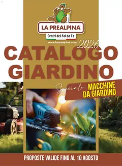Anteprima del volantino La Prealpina volantino Macchine da Giardino valido a partire dal 08.06.2026