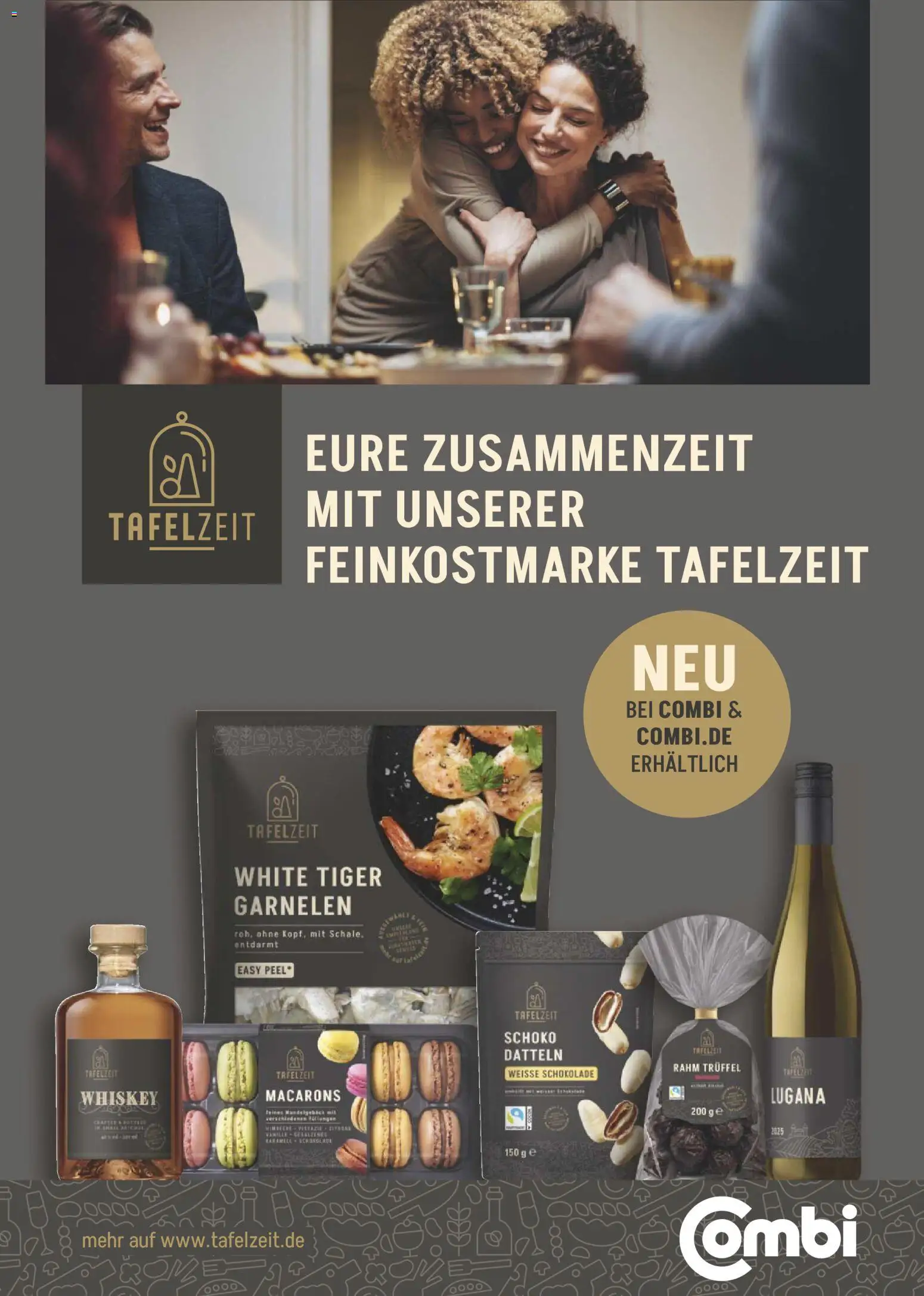 Combi myTime November 2026 – gültig ab 31.10.2026 | Seite: 40 | Produkte: Schokolade, Garnelen, Tiger garnelen, Whiskey