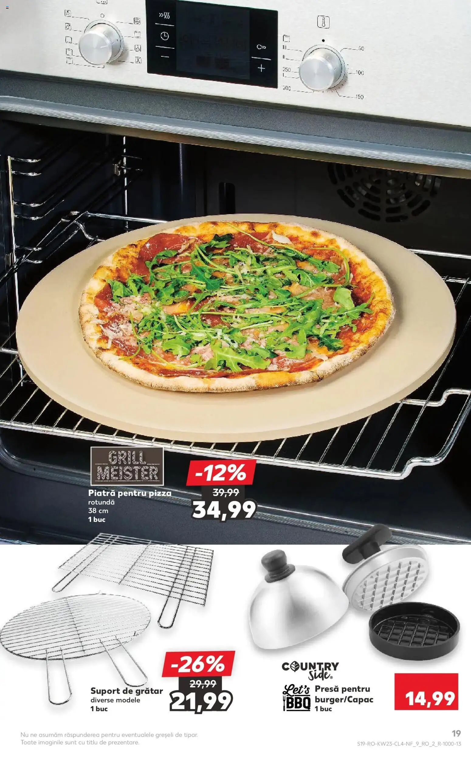 Noul catalog Kaufland – valabil de la 03.06.2026 | Pagină: 19 | Produse: Presă, Grătar, Pizza, Burger
