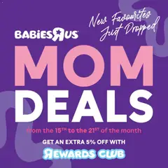 Babies R Us specials catalogue – valid from 15/08/2026