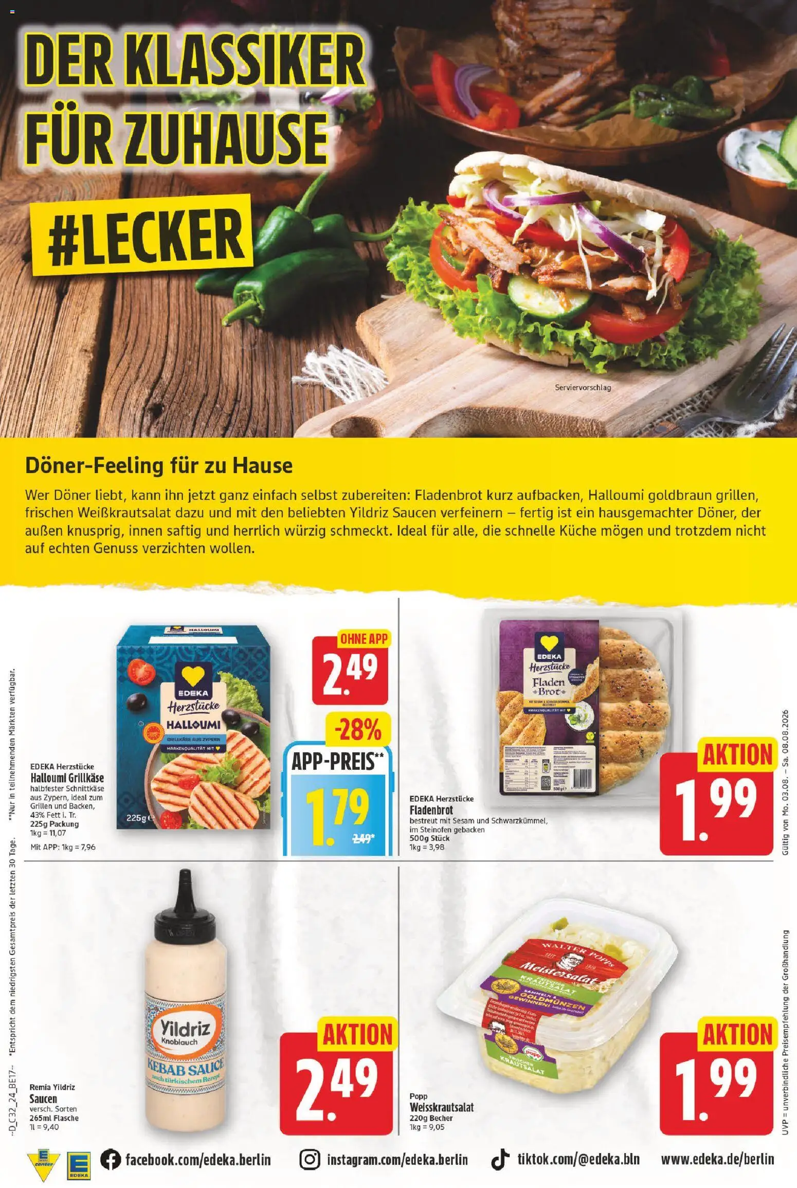 E center Prospekt – gültig ab 03.08.2026 | Seite: 24 | Produkte: Küche, Knoblauch, Brot, Salat