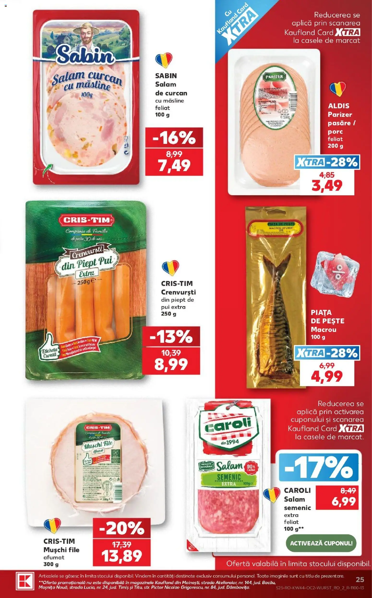 Kaufland RO akciós ujság - amely érvényes a következő dátumtól: 2026.10.28. | Oldal: 25