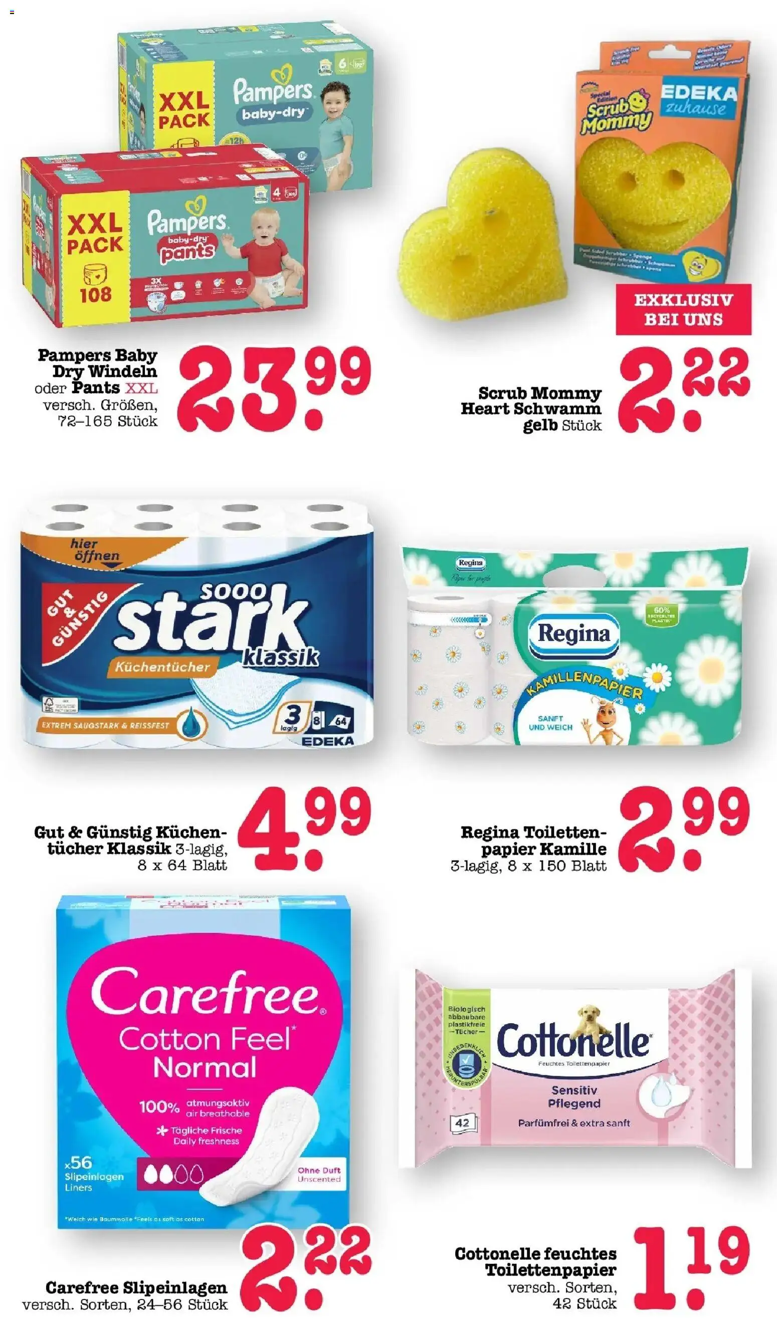 Edeka prospekt Bühlertal	 – gültig ab 10.05.2026 | Seite: 65 | Produkte: Pampers, Duft, Toilettenpapier, Feuchtes Toilettenpapier