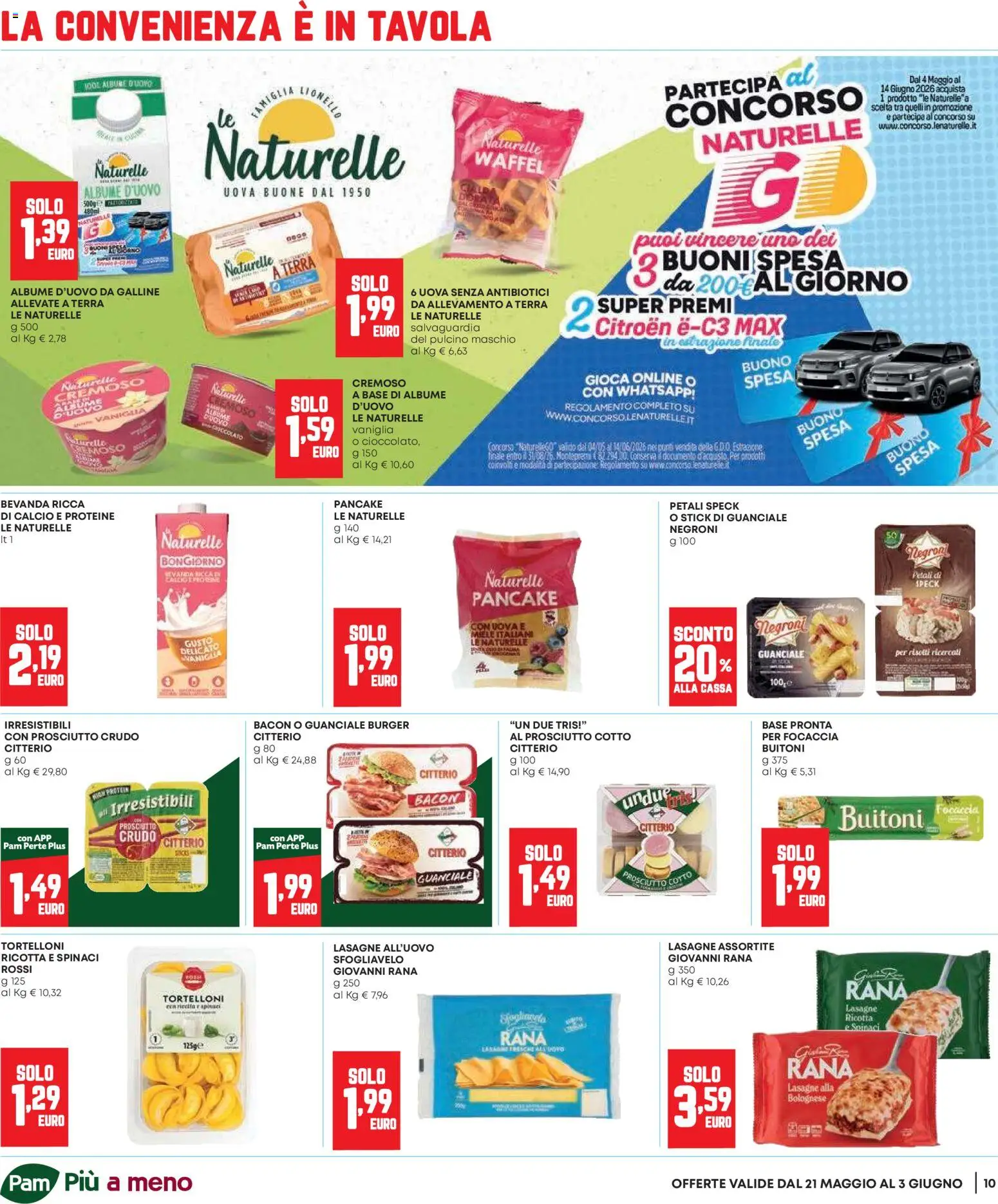 Volantino Panorama del 21.05.2026 | Pagina: 10 | Prodotti: Speck, Prosciutto Cotto, Ricotta, Tortelloni