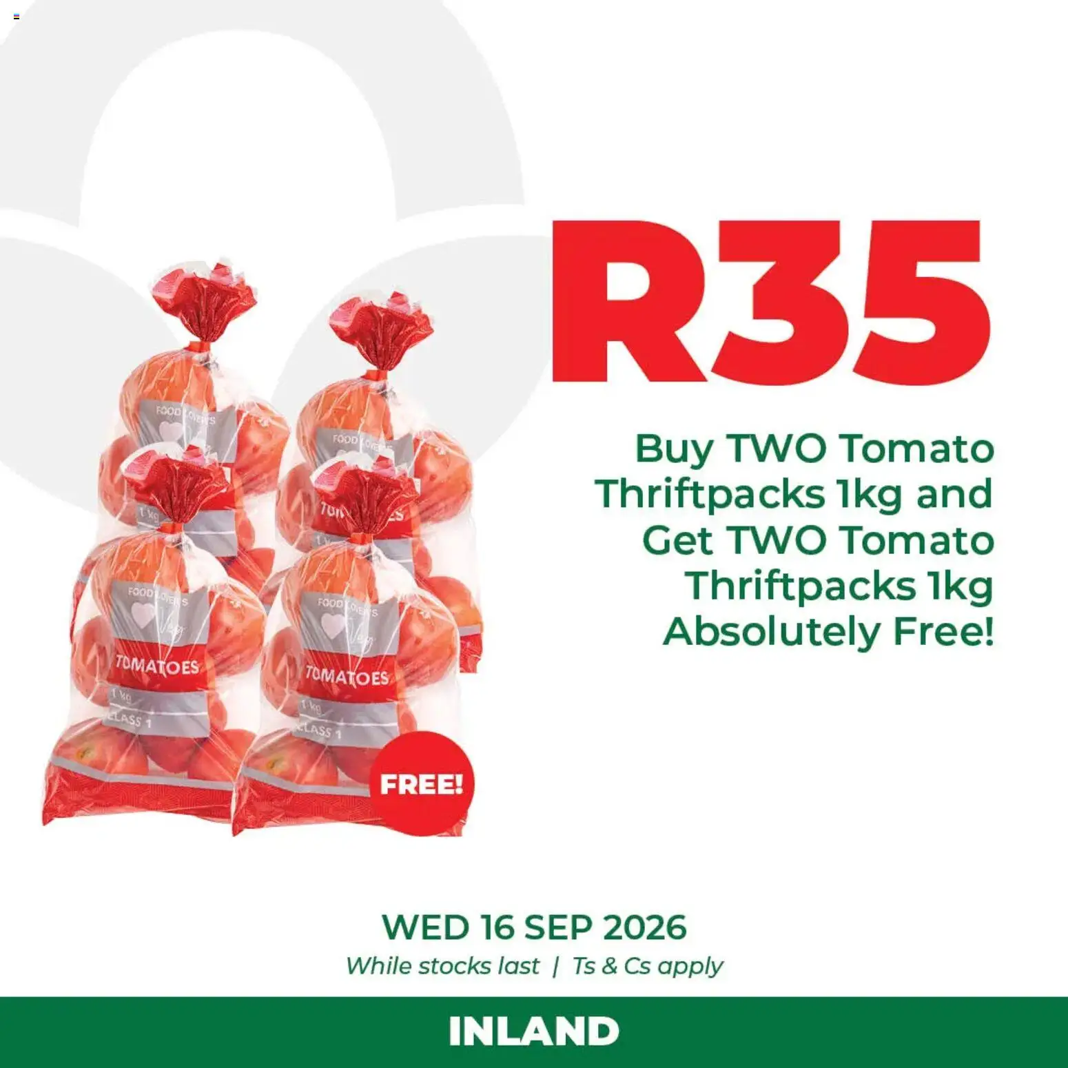 New Food Lover's Market catalogue – valid from 16/09/2026 | Page: 1 | Products: Tomatoes