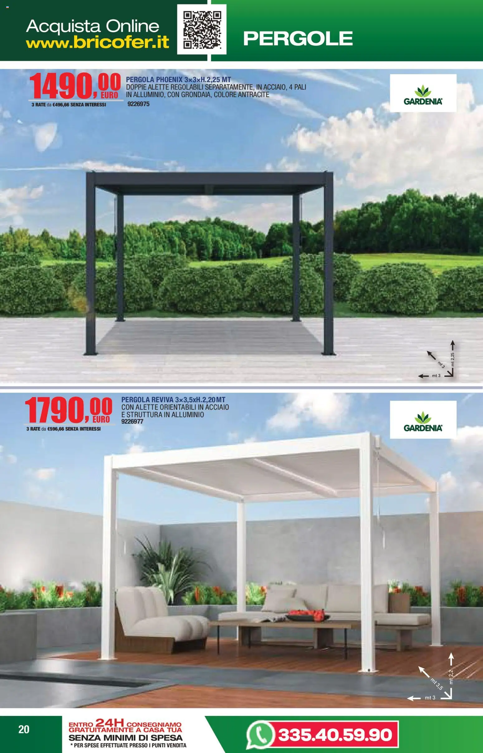 Volantino Self del 14/04/2026 | Pagina: 20 | Prodotti: Pergola, Alluminio