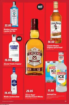 Bombay Sapphire London Dry Gin, 40% Vol., 1 Liter ab 14.05.2026 gültig | Seite: 19