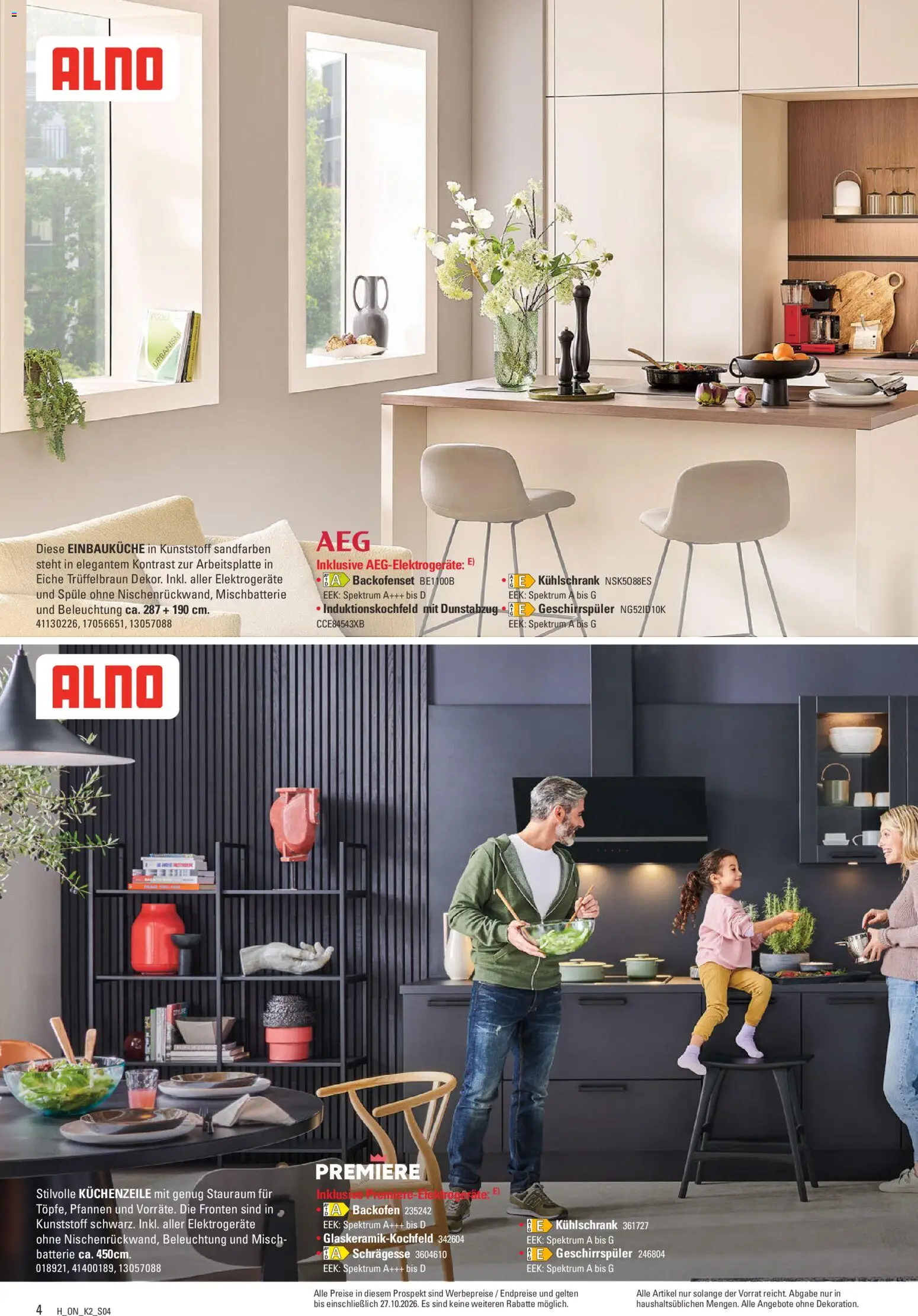 Höffner Prospekt KüchenSpezial – gültig ab 25.09.2026 | Seite: 4 | Produkte: Einbauküche, Küchenzeile, Batterie, Backofen