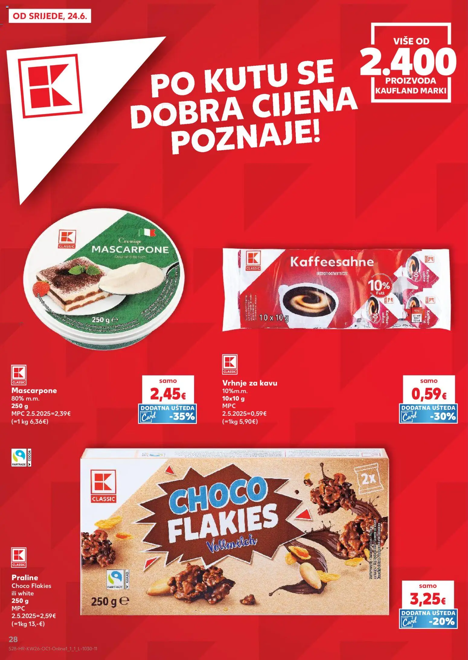 Kaufland katalog | vrijedi od 24.06.2026 | Stranica: 28