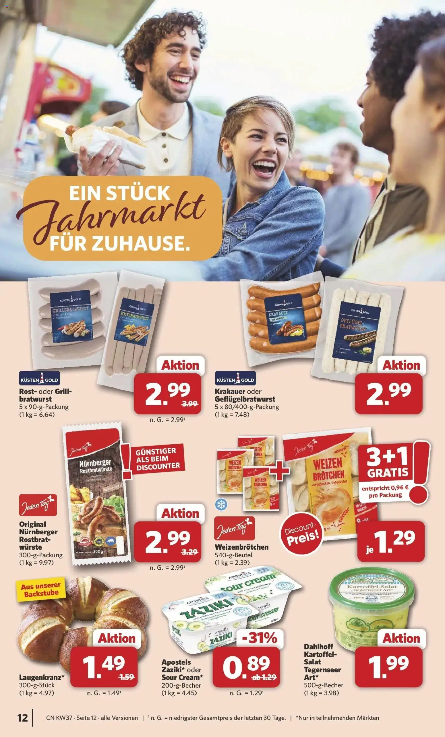 Combi Prospekt Twistringen – gültig ab 07.09.2026 | Seite: 12 | Produkte: Grill, Bratwurst, Salat