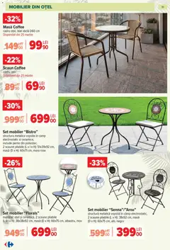 Ofertele Carrefour valabile de la 11.03.2026 | Pagină: 11 | Produse: Masă, Scaun