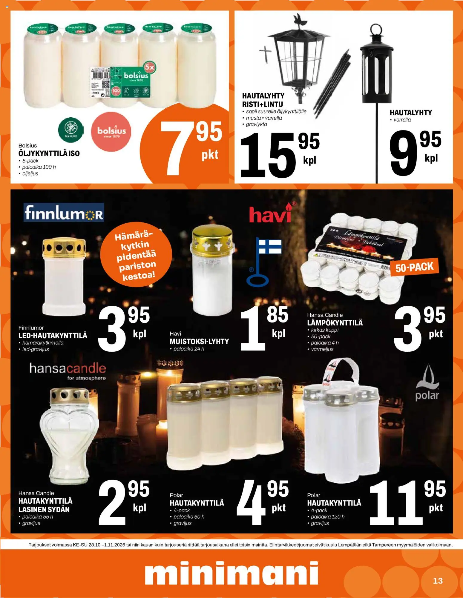 Minimani tarjoukset – voimassa 28/10/2026 alkaen | Sivu: 13